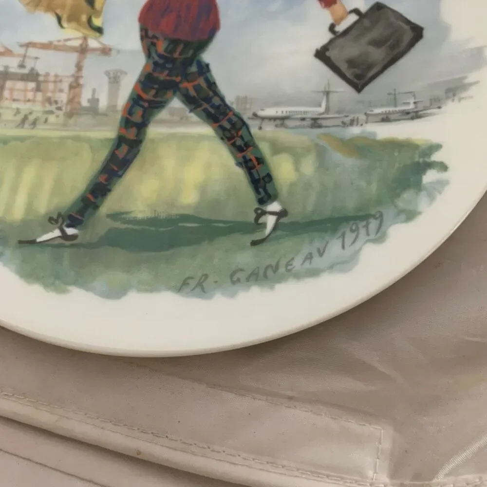 Francoise En Pantalon 1960 Collector Plate The Independent Woman
